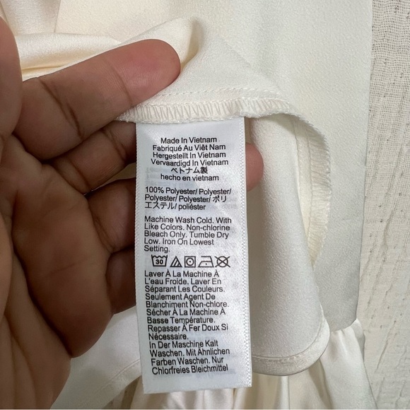 Crew winter garden top in ivory size S - Picture 6 of 6